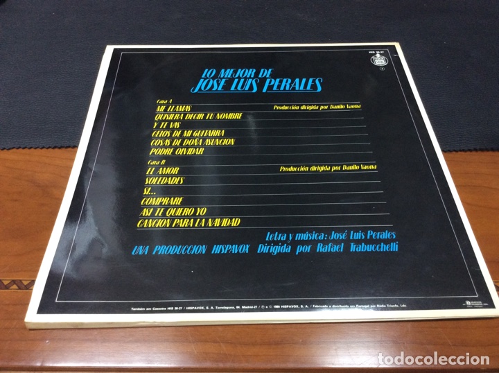 Discos de vinilo: Disco vinilo Lo major de Jos&eacute; Luis Perales - Foto 4