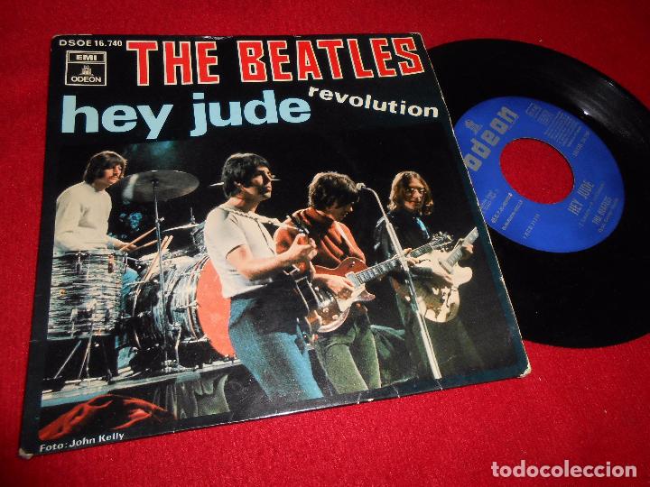 Discos de vinilo: THE BEATLES Hey Jude/Revolution EP 1968 DSOE 16.740 EDICION ESPA&Ntilde;OLA SPAIN