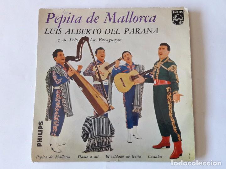 Disques de vinyle: Luis Alberto Del Parana ,y su Trio Los Paraguayos - Pepita de Mallorca - Ep