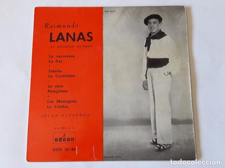Discos de vinilo: RAIMUNDO LANAS - JOTAS NAVARRAS - 1958 - EP - Foto 1
