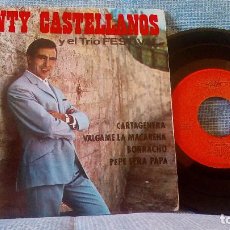 Discos de vinilo: SANTY CASTELLANOS Y EL TRIO FESTIVAL - CARTAGENERA + 3 - SELLO MARFER AÑO 1965. Lote 94437218