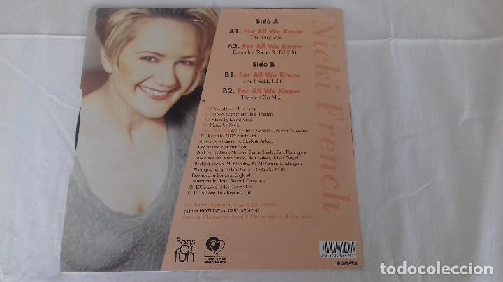 Discos de vinilo: Nicki French - For all we know - Foto 2