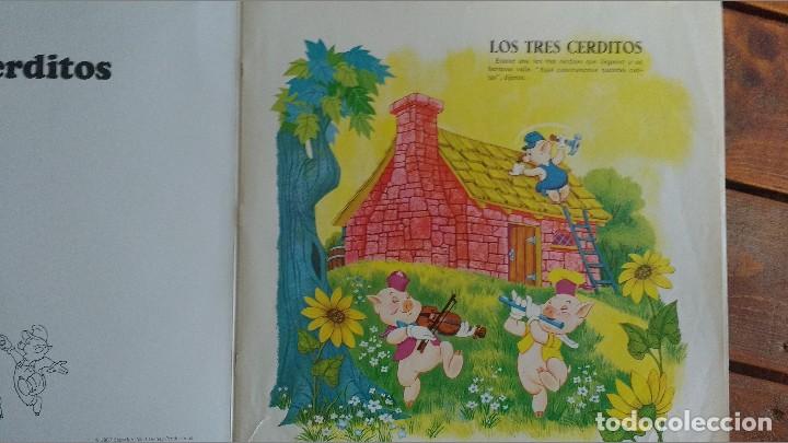 Discos de vinilo: walt disney presenta los tres cerditos - Foto 2