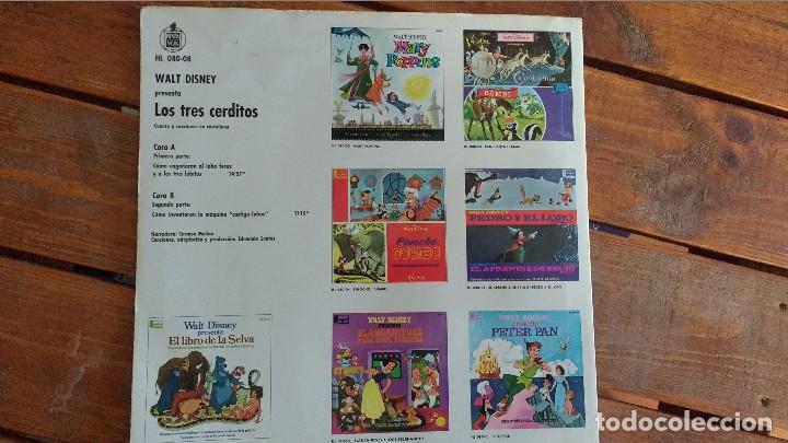 Discos de vinilo: walt disney presenta los tres cerditos - Foto 5