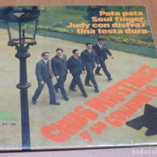 Discos de vinilo: CHUS MARTINEZ Y SU CONJUNTO - EP EKIPO 1968.PATA PATA/ SOUL FINGER/ JUDY CON DISFRAZ/ UNA TESTA DURA