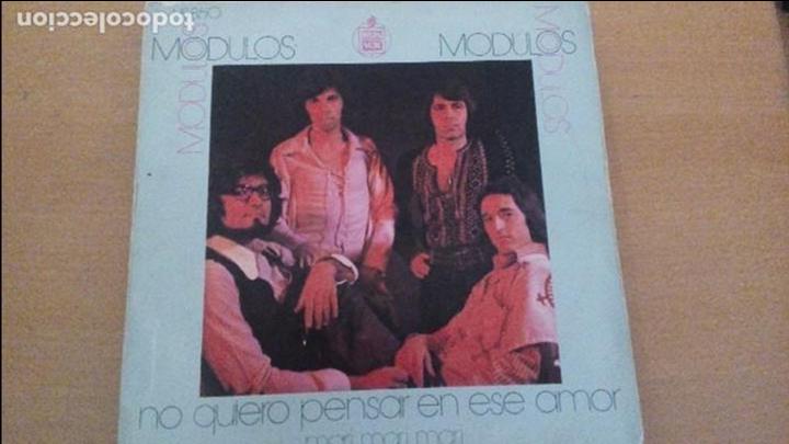 Discos de vinilo: MODULOS NO QUIERO PENSAR EN ESE AMOR SINGLE - Foto 1