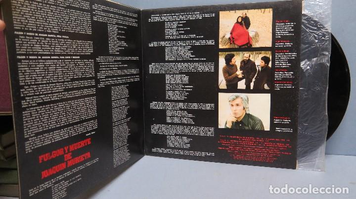 Discos de vinilo: LP. FULGOR Y MUERTE DE JOAQUIN MURIETA. PABLO NERUDA - Foto 2