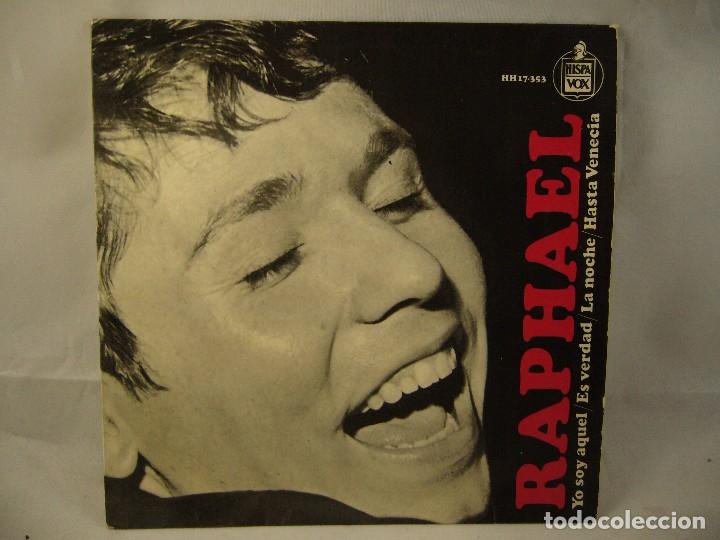 Discos de vinilo: RAPHAEL / YO SOY AQUEL (EUROVISION) + 3 (EP 1966) - Foto 1