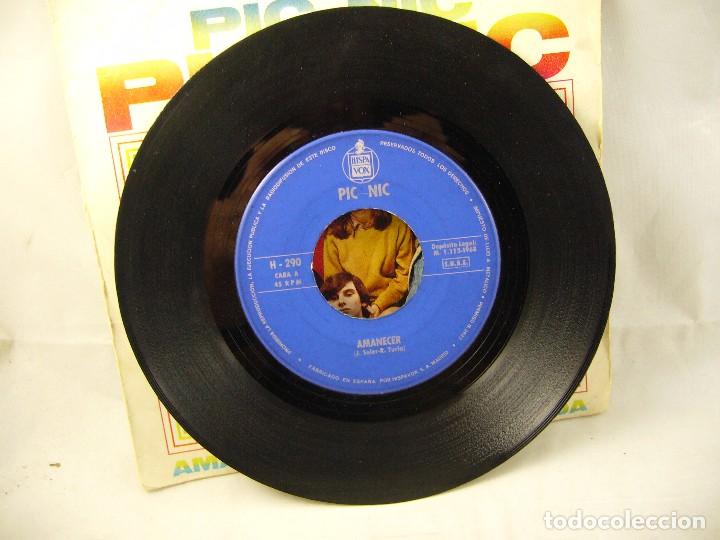 Discos de vinilo: PIC-NIC: AMANECER / NO DIGAS NADA - Foto 4
