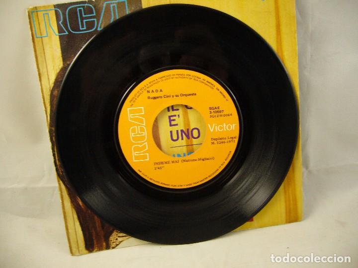 Discos de vinilo: NADA - IL CUORE E UNO ZINGARO/INSIEME MAI - Foto 4