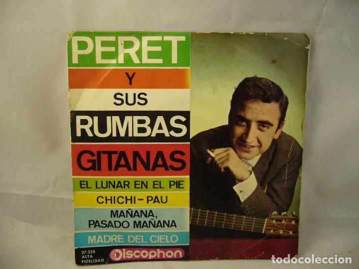 Discos de vinilo: PERET Y SUS RUMBAS GITANAS: EL LUNAR EN EL PI&Eacute; - Foto 1