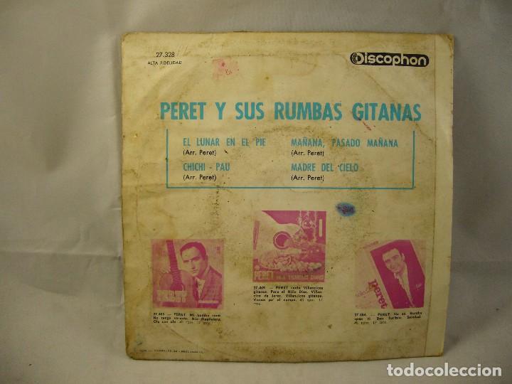 Discos de vinilo: PERET Y SUS RUMBAS GITANAS: EL LUNAR EN EL PI&Eacute; - Foto 2