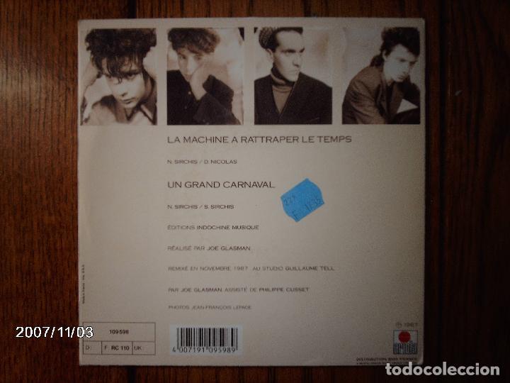 Discos de vinilo: indochine  -  la machine a rattraper le temps  -  un grand carnaval - Foto 2