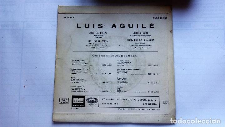 Discos de vinilo: LUIS AGUILE - QUE TAL DOLLY - Foto 2