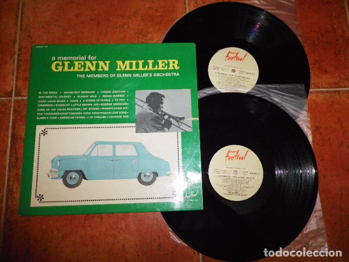 Vinyl-Schallplatten: A MEMORIAL OF GLENN MILLER DOBLE LP VINILO FRANCIA THE MEMBERS OF GLENN MILLER&acute;S ORCHESTRA 2 LP