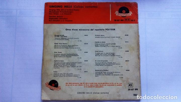 Discos de vinilo: MAX GREGER Y SU ORQUESTA - SINGING HILLS, POLYDOR - Foto 2