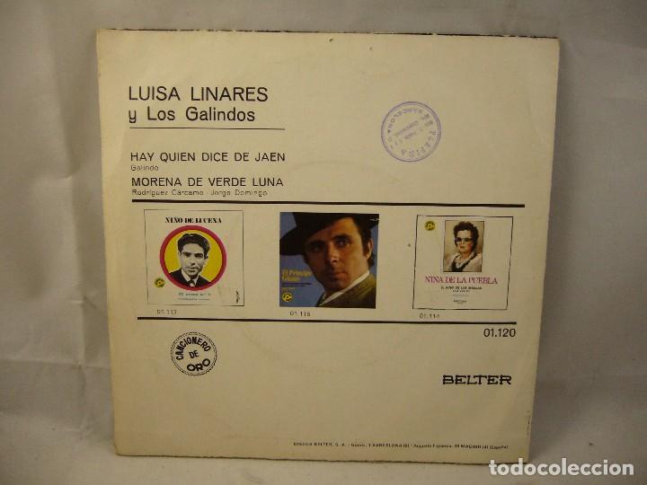 Discos de vinilo: luisa linares y los gitanos y los galindos - Foto 2