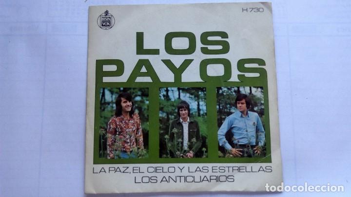 Discos de vinilo: LOS PAYOS - LA PAZ, EL CIELO Y LAS ESTRELLAS, HISPAVOX - Foto 1