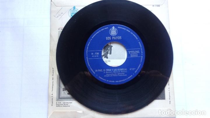 Discos de vinilo: LOS PAYOS - LA PAZ, EL CIELO Y LAS ESTRELLAS, HISPAVOX - Foto 4