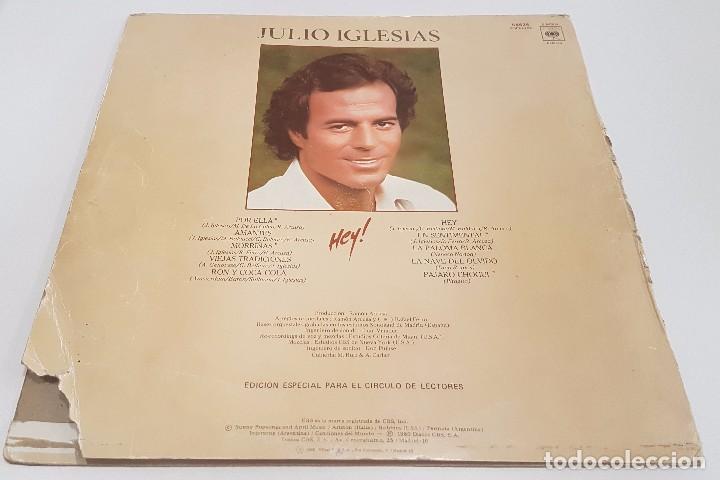Discos de vinilo: VINILO LP , JULIO IGLESIAS HEY! - Foto 2