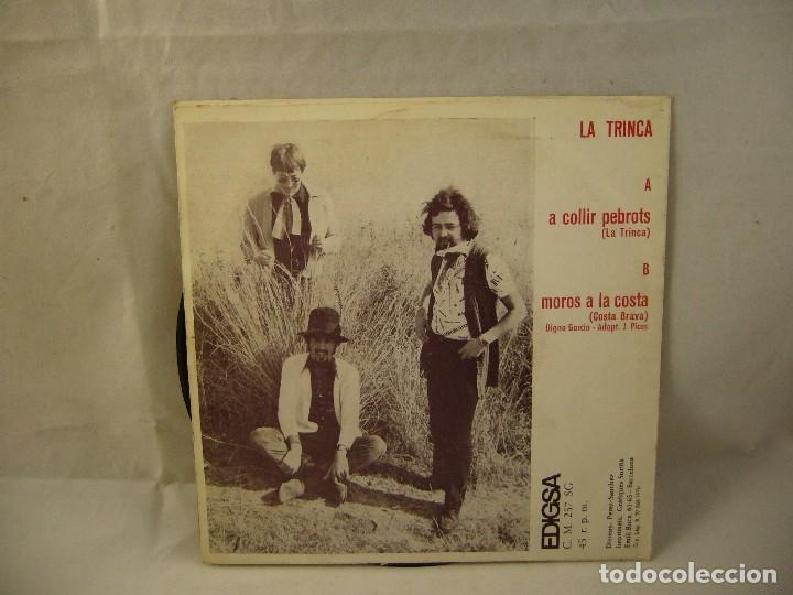 Discos de vinilo: LA TRINCA / A COLLIR PEBROTS / MOROS A LA COSTA - Foto 2