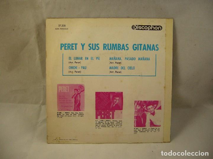 Discos de vinilo: PERET Y SUS RUMBAS GITANAS: EL LUNAR EN EL PI&Eacute; - Foto 2