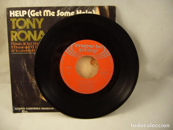 Discos de vinilo: SINGLE. TONY RONALD EN ESPA&Ntilde;OL. HELP (GET ME SOME HELP) - Foto 3