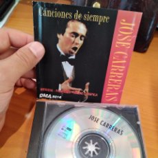 Discos de vinilo: JOSE CARRERAS - CANCIONES DE SIEMPRE (MORUCHA, PRINCESITA, JÚRAME, AMAPOLA...) - CD. DMA,1995. Lote 94788743