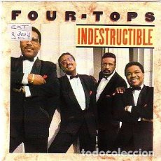 Discos de vinilo: FOUR TOPS - INDESTRUCTIBLE / ARE YOU WITH ME - SINGLE ARISTA 1988 - (SOLO DISCO)