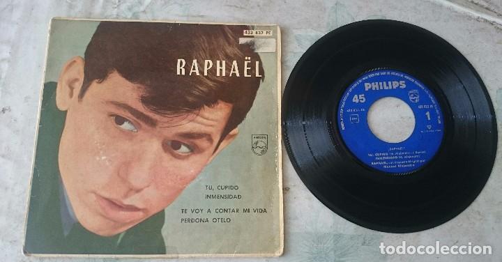 Discos de vinilo: Raphael: T&uacute;, Cupido + 3 (Philips 1962) - Foto 1