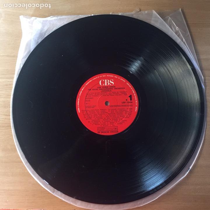 Discos de vinilo: LUIS COBOS. ZARZUELA. CBS. 1982. - Foto 4
