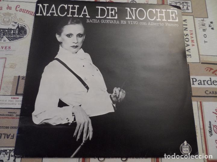 Discos de vinilo: NACHA GUEVARA - NACHA DE NOCHE - Foto 1