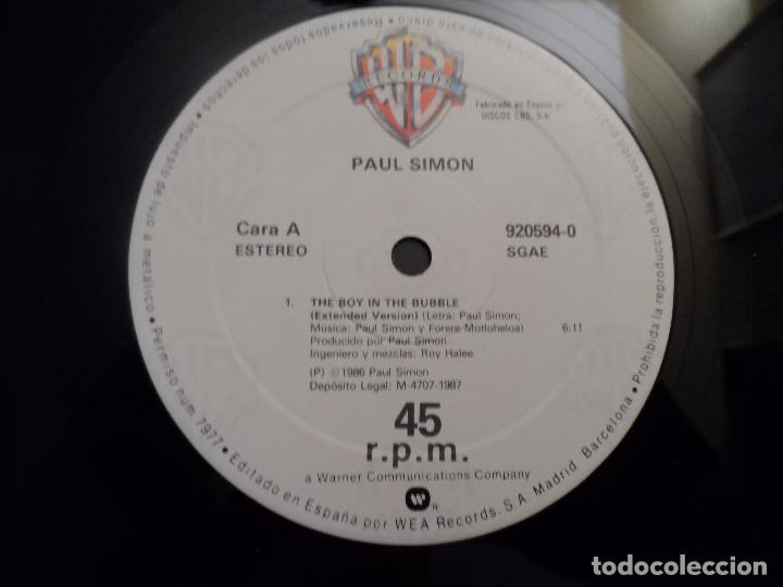 Discos de vinilo: PAUL SIMON - THE BOY IN THE BUBBLE - Foto 3
