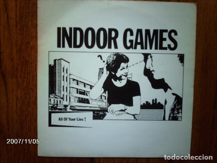Discos de vinilo: indoor games  -  all of your lies  +  take the party down