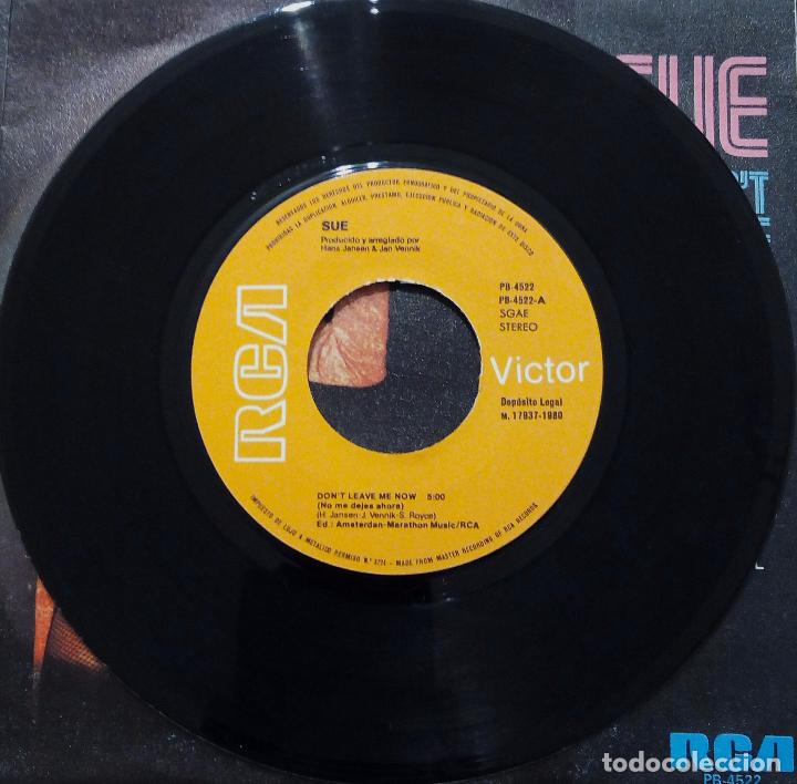 Discos de vinilo: SINGLE SUE - DONT LEAVE ME NOW - RCA 1980. - Foto 3