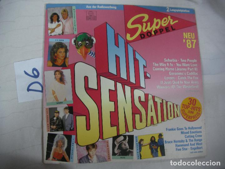Discos de vinilo: ANTIGUO DISCO LP VINILO - HIT SENSATION - Foto 1