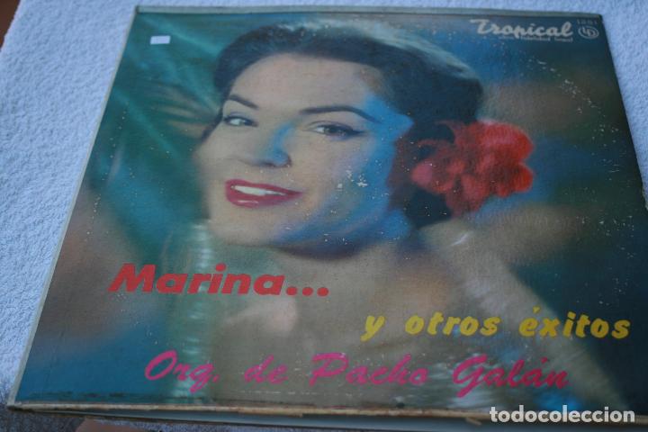 Vinyl records: LP MARINA Y OTROS EXITOS ORQUESTA DE PACHO GALAN VENEZUELA INDUSTRIA NACIONAL DEL SONIDO VENEVOX