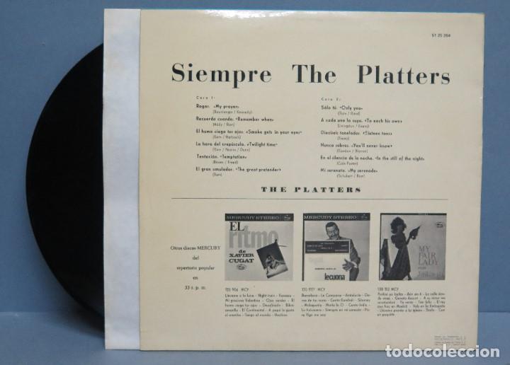Discos de vinilo: LP. PLATTERS. SIEMPRE THE PLATTERS - Foto 2