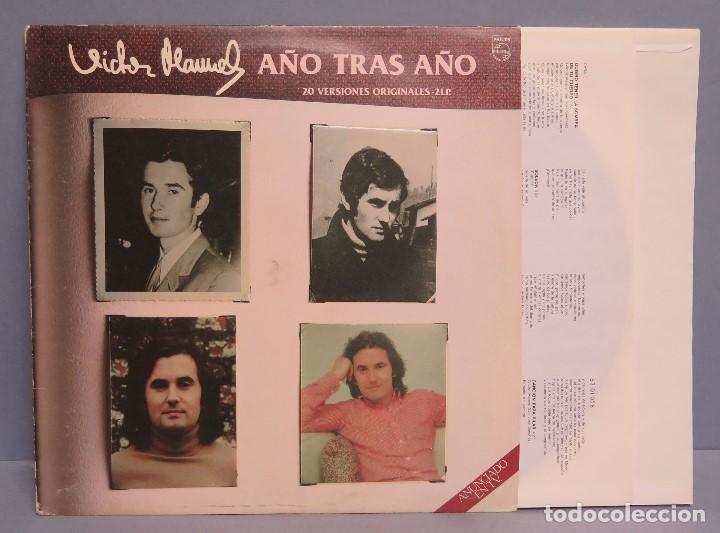 Discos de vinilo: LP. A&Ntilde;O TRAS A&Ntilde;O. VICTOR MANUEL - Foto 1