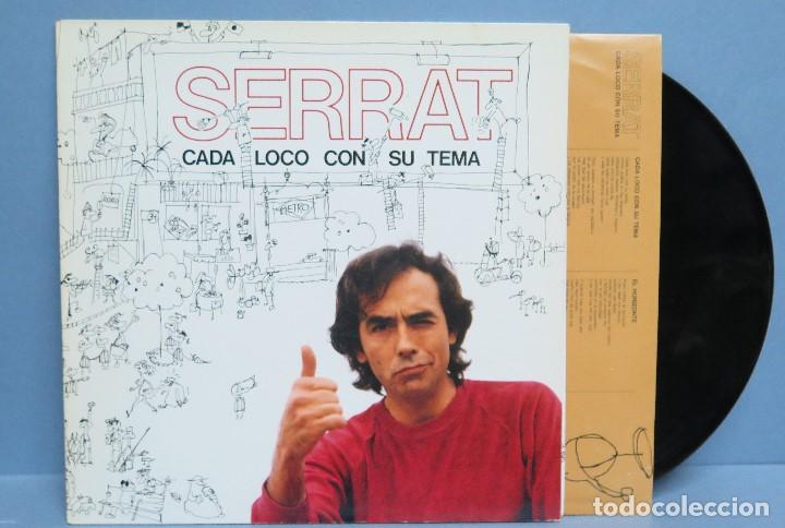 Discos de vinilo: LP. CADA LOCO CON SU TEMA. SERRAT - Foto 1