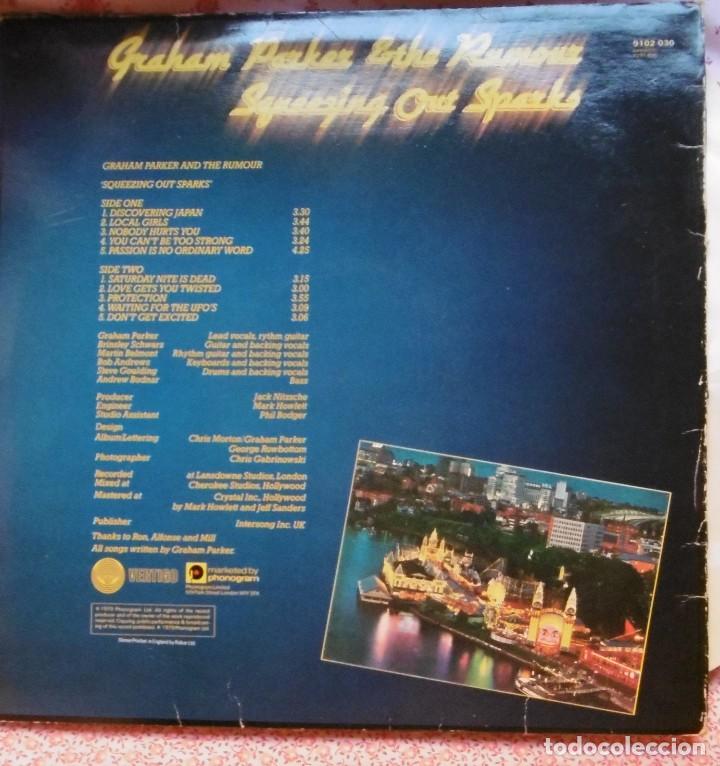 Discos de vinilo: Grahan Parker & The Rumor Squeezing out sparks - Foto 2