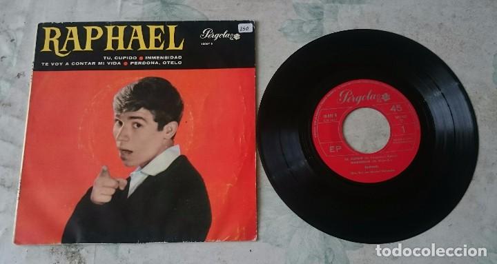 Discos de vinilo: Raphael: T&uacute; Cupido + 3 (Pergola 1966) - Foto 1