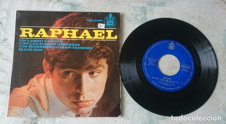 Discos de vinilo: Raphael: Un largo camino + 3 (Hispavox 1964) - Foto 1