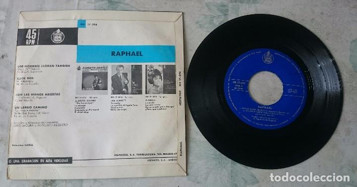 Discos de vinilo: Raphael: Un largo camino + 3 (Hispavox 1964) - Foto 2