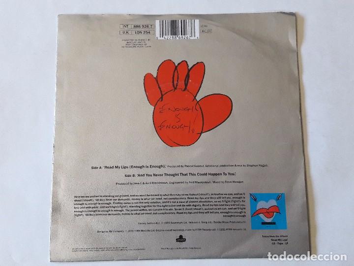Discos de vinilo: Jimmy Somerville - Read My Lips - 1990 - Single - Foto 2