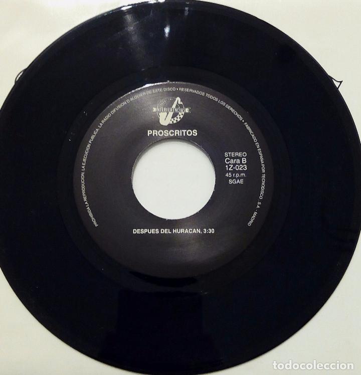 Discos de vinilo: SINGLE PROSCRITOS - BLUES DEL CARACOL - INTERFERENCIAS 1991. - Foto 5
