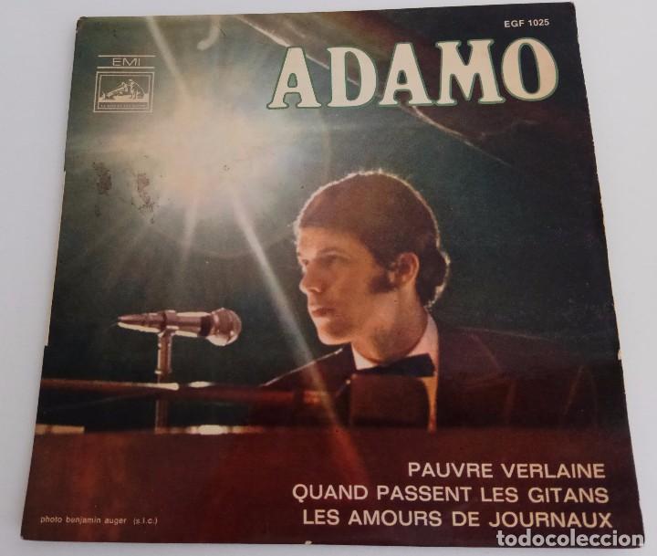 Discos de vinilo: VINILO MAXI SINGLE 7 ADAMO EMI EGF 1025 - Foto 1