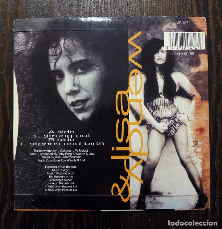 Discos de vinilo: SINGLE WENDY & LISA - STRUNG OUT - VIRGIN 1990. - Foto 2