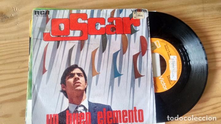 Discos de vinilo: SINGLE (VINILO) DE OSCAR A&Ntilde;OS 60 - Foto 1
