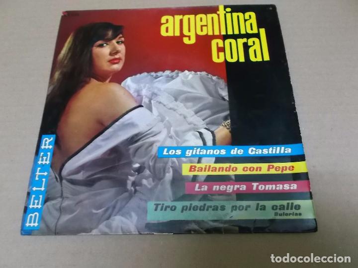 Disques de vinyle: ARGENTINA CORAL (EP) LOS GITANOS DE CASTILLA A&Ntilde;O 1963
